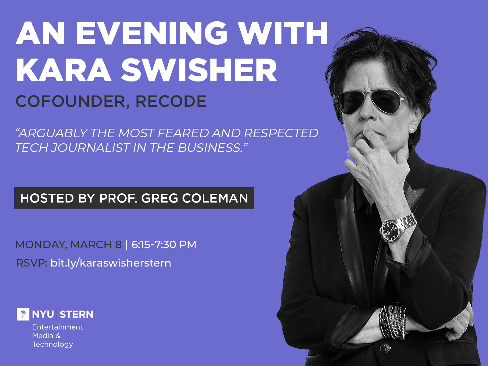 A Conversation with Kara Swisher - NYU Stern 